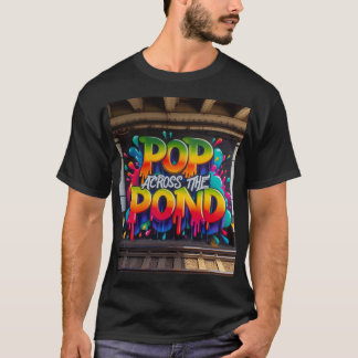 Pop aan de overkant van de vijver - graffiti t-shirt