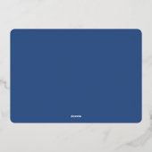 Pop aan over en koel | Populaire kinderen Birthday Folie Uitnodiging (Achterkant)