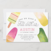 Pop aan over en koel | Populaire kinderen Birthday Kaart (Voorkant)