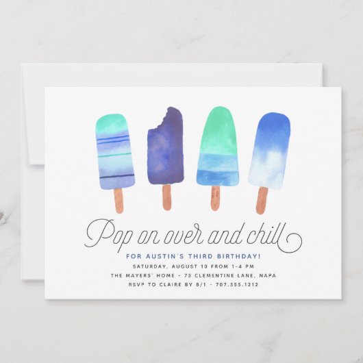 Pop aan over en koel | Populaire kinderen Birthday Kaart