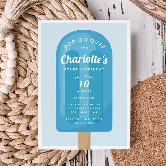 Pop aan over | Popsikel-zomerkinderen Birthday Kaart