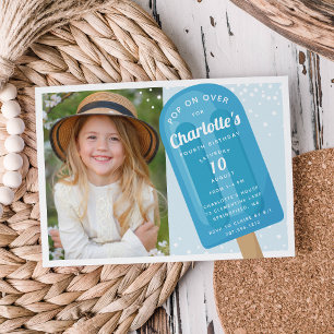 Pop aan over   Popsikel-zomerkinderen Birthday Kaart