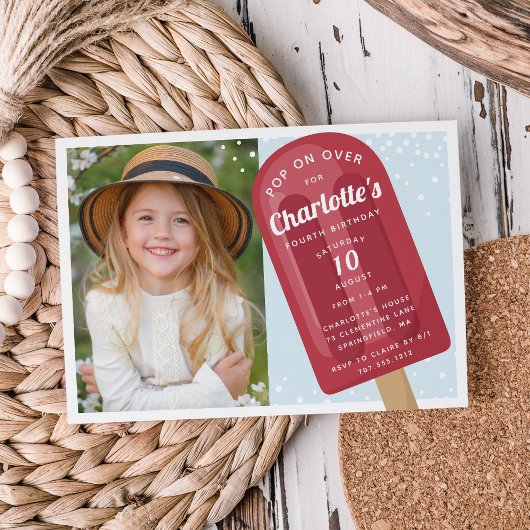 Pop aan over | Popsikel-zomerkinderen Birthday Kaart