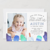 Pop aan over | Populaire kinderen Birthday Party F Kaart (Voorkant)