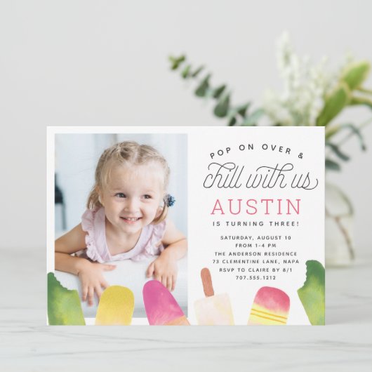 Pop aan over | Populaire kinderen Birthday Party F Kaart (Staand voorkant)