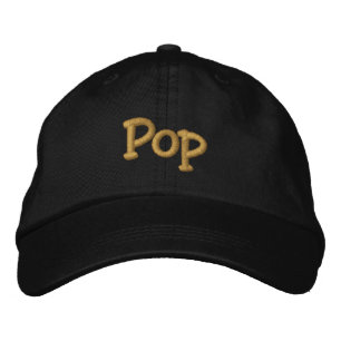 Pop - Aangepast geborduurd Baseball Pet / Pet