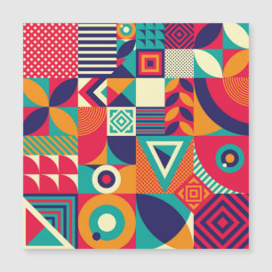 Pop abstracte geometrische vormen, naadloos patroo