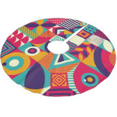 Pop abstracte geometrische vormen, naadloos patroo kerstboom rok (Gekanteld)