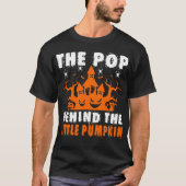 Pop achter Little Pumpkin Halloween Gift T-shirt (Voorkant)