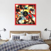 POP & AFTER - ABSTRATO - Impressão em tela Canvas Afdruk (Insitu (Slaapkamer))