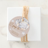 Pop als ze Baby Baby shower Pop Bedankjes Labels (In situ)