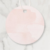 Pop als ze Baby shower Poppen Bedankjes Labels (Achterkant)