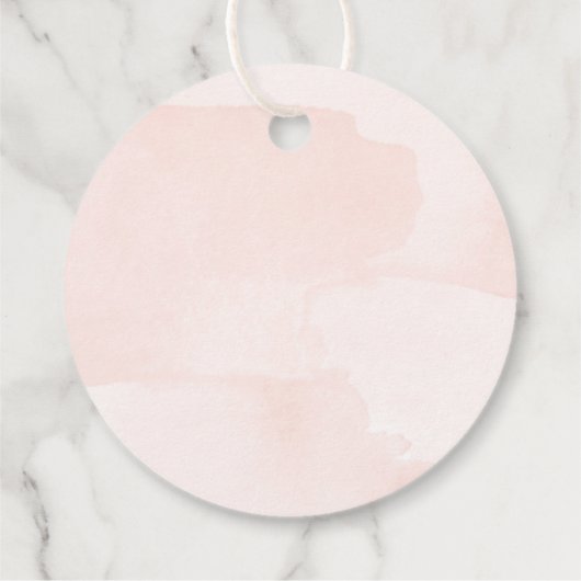 Pop als ze Baby shower Poppen Bedankjes Labels (Achterkant)