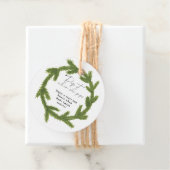 Pop als ze de moderne kerstman pop bedankjes labels (In situ)