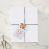 Pop als ze Pop van klein Baby shower Cadeaulabel (Met Touw)