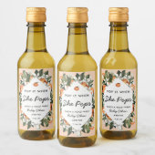 Pop als ze Pop van klein Baby shower Wijn Etiket (Flessen)