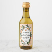 Pop als ze Pop van klein Baby shower Wijn Etiket (Voorkant)