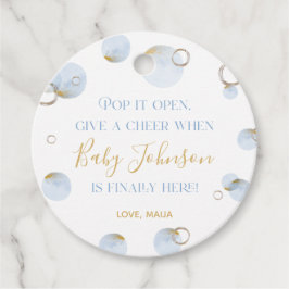 Pop als ze Pop voor Tag, Champagne Label