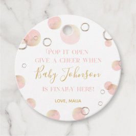 Pop als ze Pop voor Tag, Champagne Label