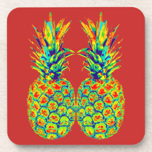 Pop ananas bier onderzetter