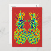 Pop ananas briefkaart (Voorkant / Achterkant)