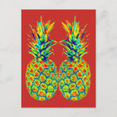 Pop ananas briefkaart (Voorkant)