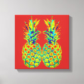 Pop ananas canvas afdruk (Voorkant)