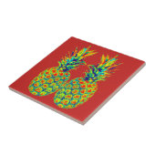 Pop ananas tegeltje (Zijkant)