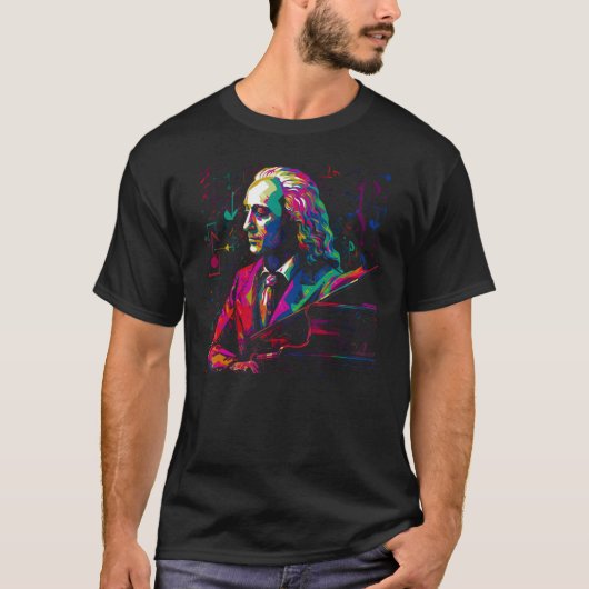 Pop Antonio Vivaldi Music 1 T-shirt (Voorkant)