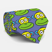 pop-apen-stropdas in het paars stropdas (Opgerold)