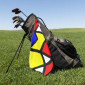 Pop-art96 Golfhanddoek (Groen)