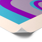  Pop art. 60s stijlkunst Poster (Hoek)