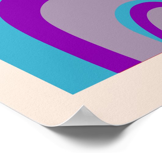  Pop art. 60s stijlkunst Poster (Hoek)