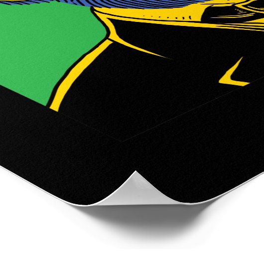 Pop Art Abraham Lincoln Poster (Hoek)