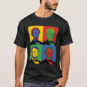Pop Art Abraham Lincoln T-shirt (Voorkant)