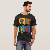 Pop Art Abraham Lincoln T-shirt (Voorkant volledig)
