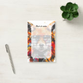 Pop Art Abstract Dieren Vos Zonnebril Portret Post-it® Notes (Kantoor)