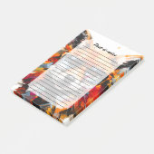 Pop Art Abstract Dieren Vos Zonnebril Portret Post-it® Notes (Schuin)