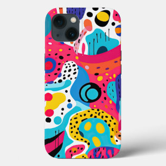 Pop Art Abstract Patroon, Pop Art geïnspireerd Pat Case-Mate iPhone Case