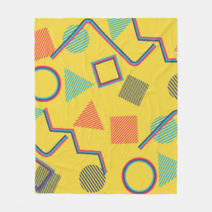 Pop Art: Abstracte kleurrijke naadloze. Fleece Deken