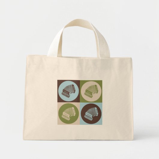 Pop Art Accordion Mini Tote Bag (Voorkant)