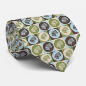 Pop Art Accordion Stropdas (Opgerold)