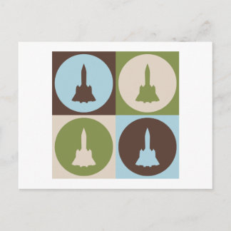 Pop Art Aerospace Engineering Briefkaart