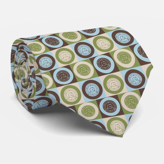 Pop Art Air Traffic Control Stropdas (Opgerold)