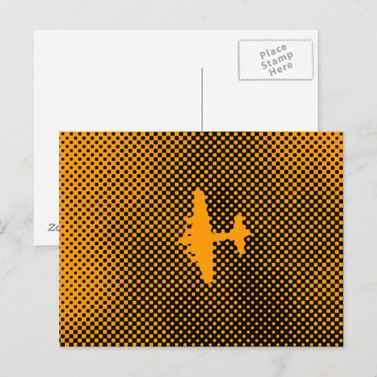 Pop Art Airplane Briefkaart (Voorkant / Achterkant)