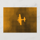 Pop Art Airplane Briefkaart (Voorkant)
