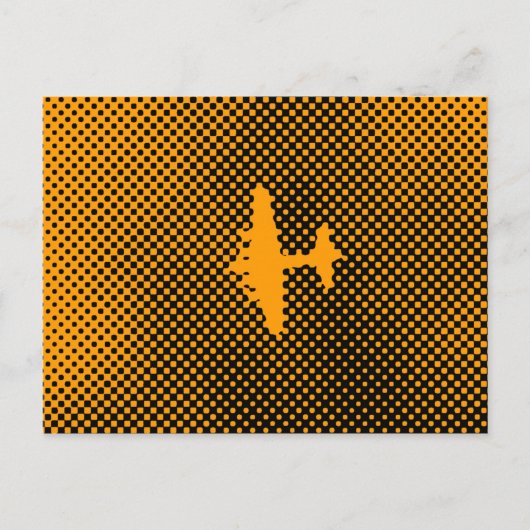 Pop Art Airplane Briefkaart (Voorkant)