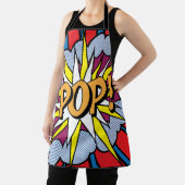 Pop Art All-Over Print Schort (Insitu)