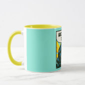 Pop Art “Alleen Goede Vibes” Mok (Links)