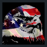 Pop Art American Flag Eagle Leadership Poster<br><div class="desc">Afbeeldingen van Freedom & Courage Motivatie Eagles - Fearsome Patriotic Eagle - Pop Art Syle American Eagle Landing Afbeelding - Sephia Brown Tones Waterverf Effect American Bald Eagle - Fearless American Bald Eagle: Flying American Eagle Afbeeldingen - De kale adelaar is de nationale vogel en het symbool van de VS....</div>